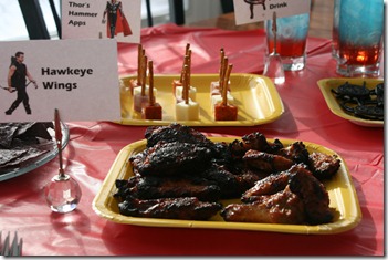 I burned Hawkeye's wings a little.